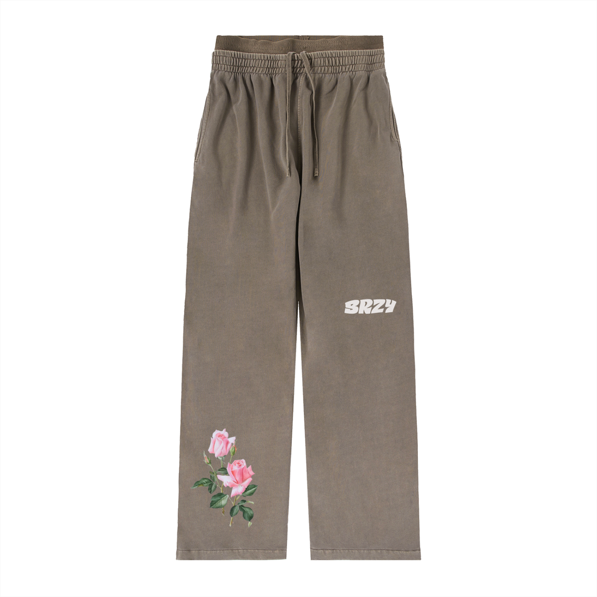 Waist Pants,Vintage Washed Waist Pants 