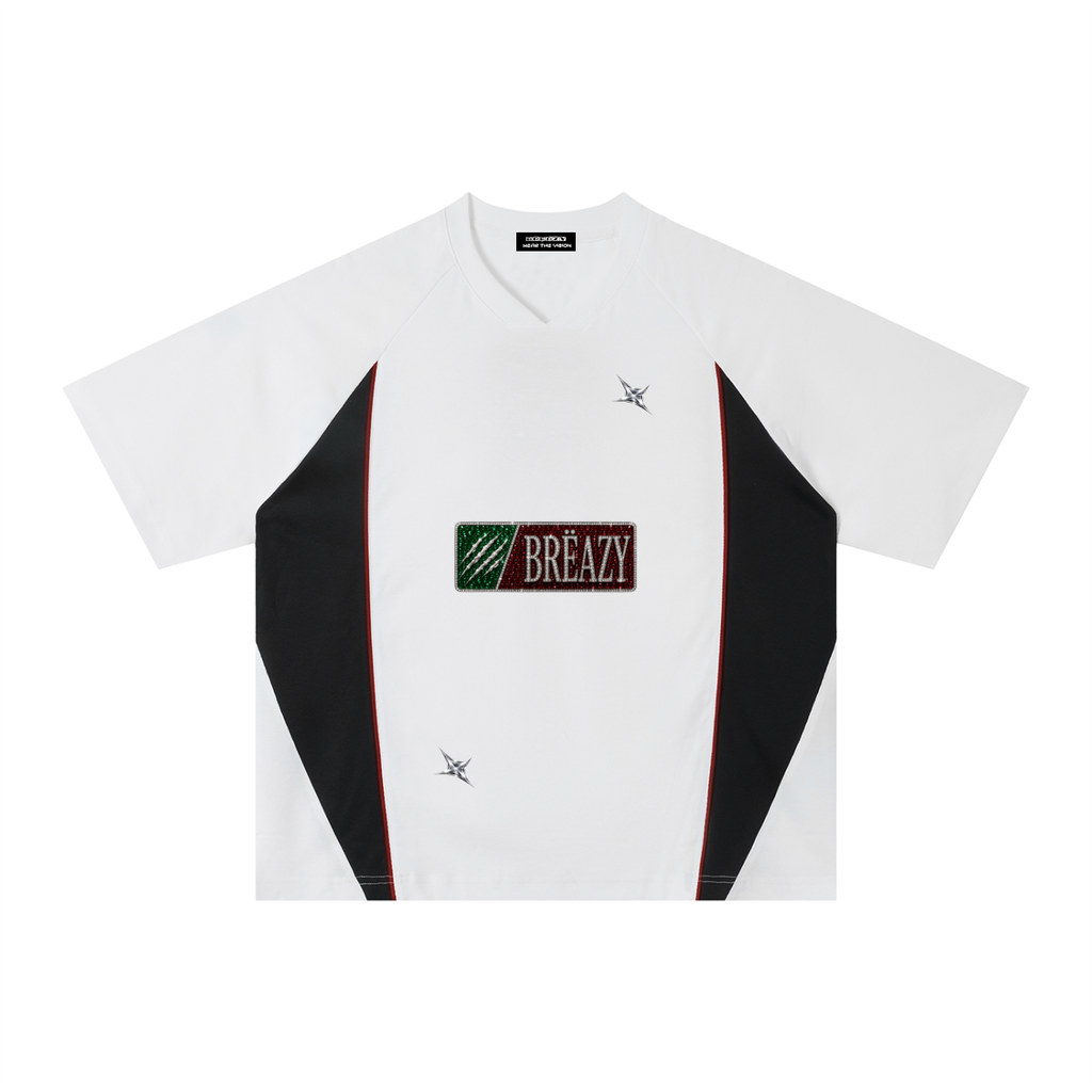 Unisex ,Shirt,Unisex Color Block Quick-Dry T