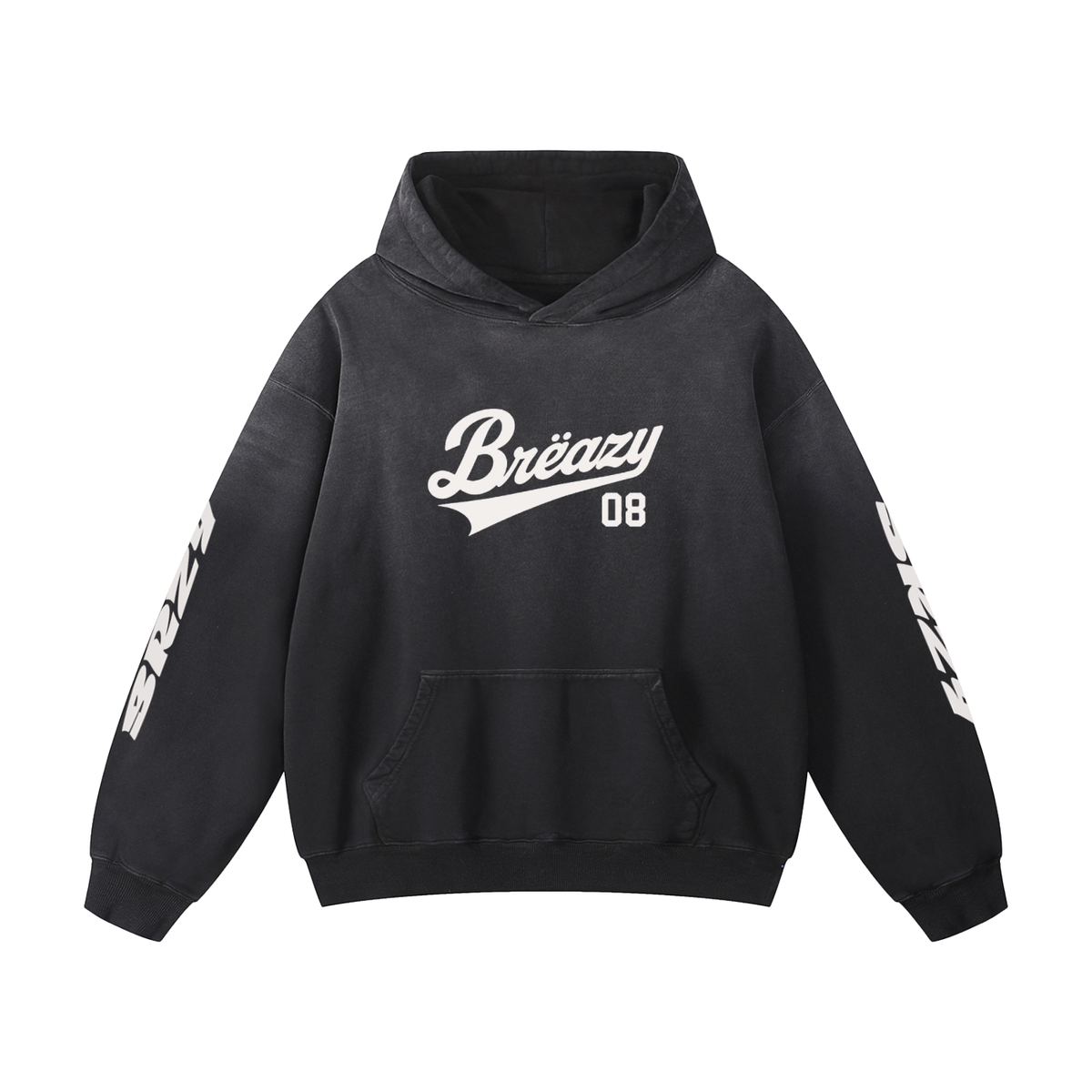 Heavyweight Sunfade Oversized ,Oversized,Hoodie