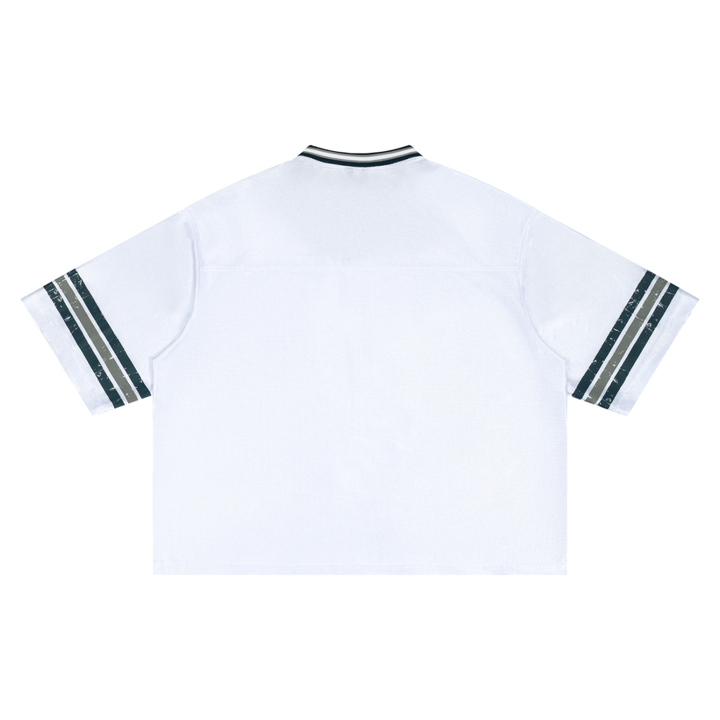 Jersey,Unisex Boxy Striped Soccer Jer