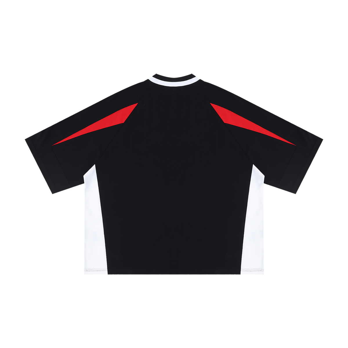 V-Neck T-Shirt, V-Neck , T-Shirt,Unisex Oversized Color Block V,Oversized 