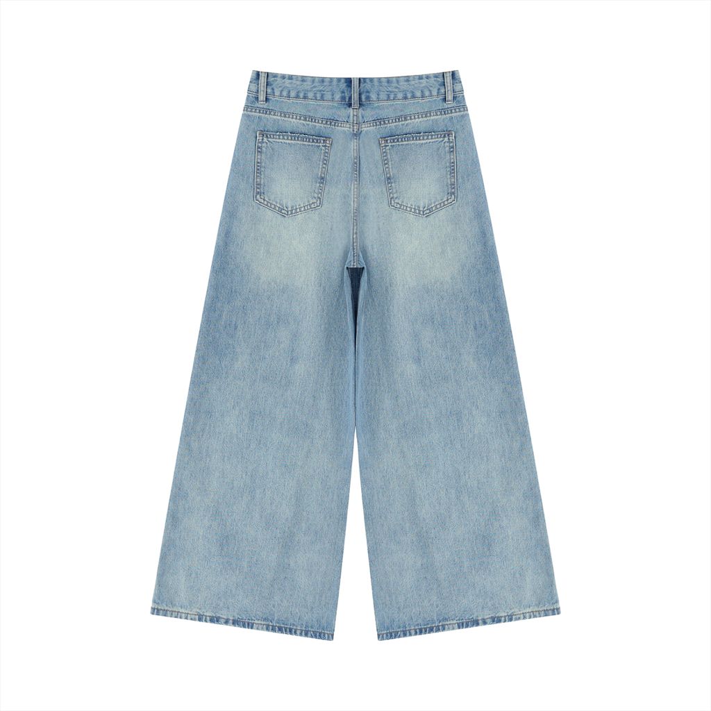Jeans',Women’s ,Women’s Vintage Wash Wide Leg 