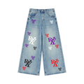 Jeans',Women’s ,Women’s Vintage Wash Wide Leg 