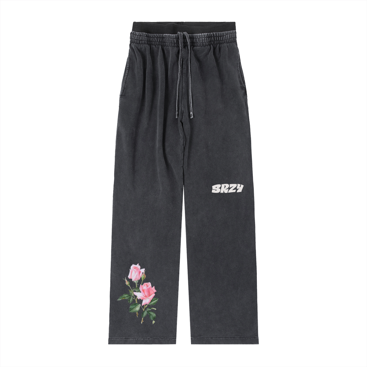 Waist Pants,Vintage Washed Waist Pants 
