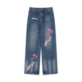 Women,Wide,Jeans,Wash
