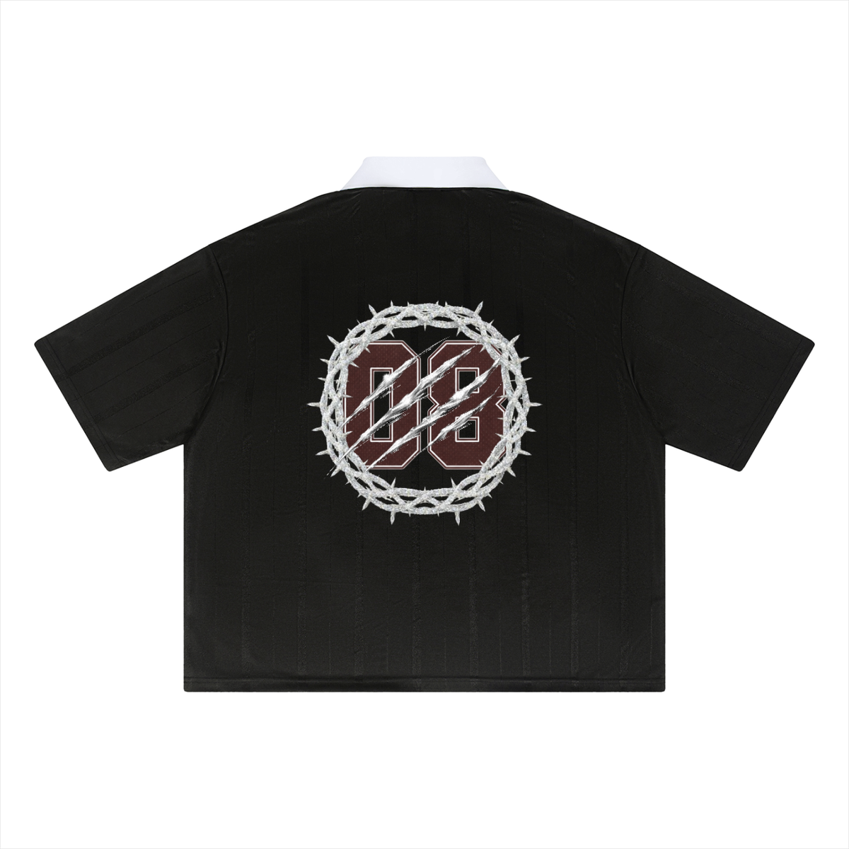 Soccer ,Jersey,Unisex Striped Boxy Soccer Jer
