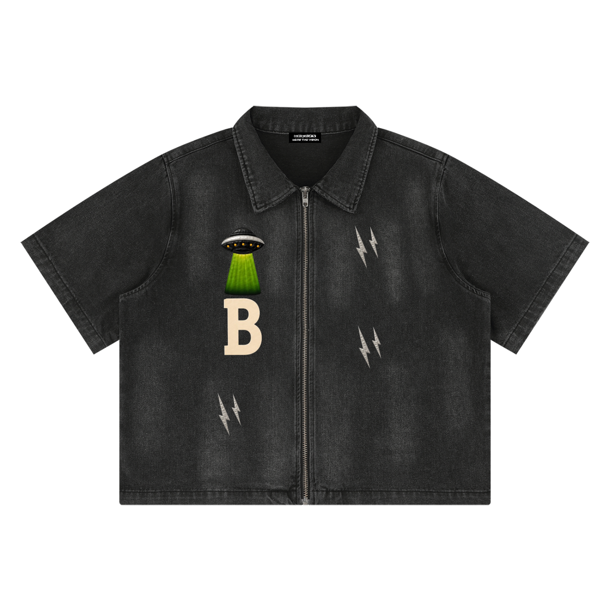Denim,Shirt,Unisex,Washed