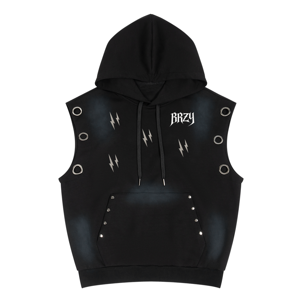 Hoodie,Sleeveless,Unisex