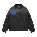 Systëm 08 Vintage Wash Full-Zip Denim Jacket