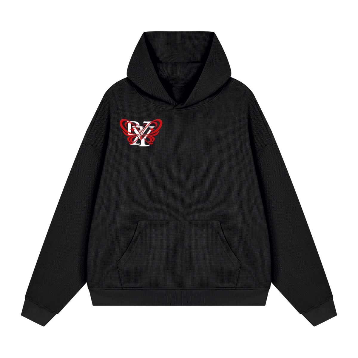 Unisex Waffle Boxy Hoodie