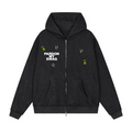 Unisex Sparkles Full Zip Boxy Hoodie