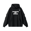 Unisex Heavyweight Ruched Sleeves Hoodie