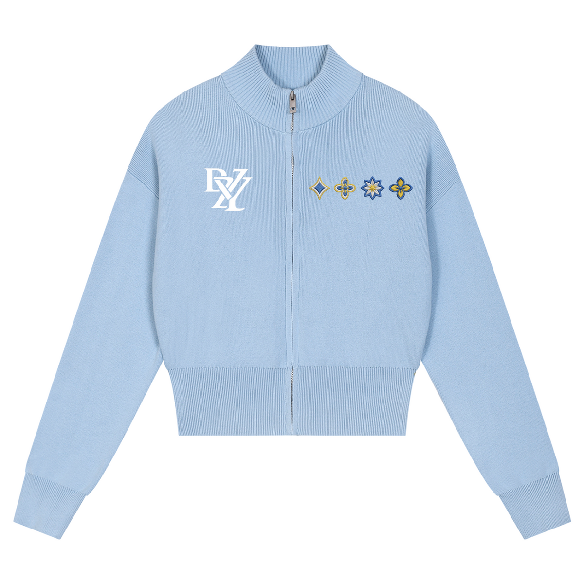Women’s Mock Neck Zip Up Cardigan