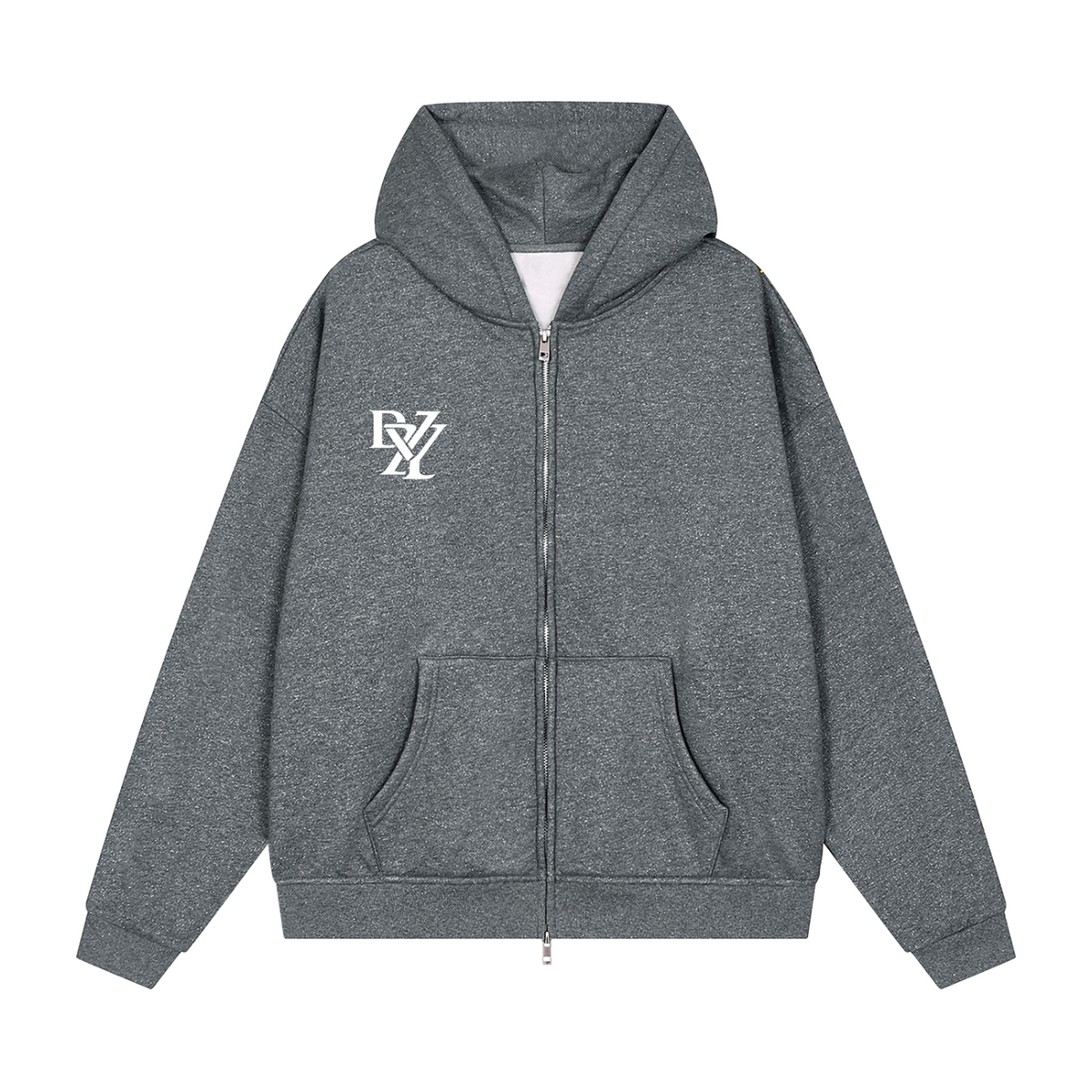 Unisex Sparkles Full Zip Boxy Hoodie
