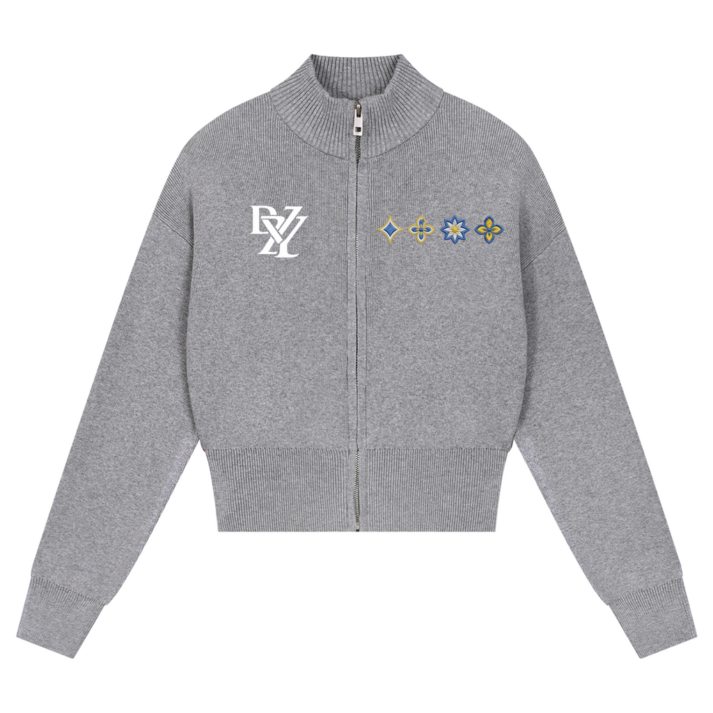 Women’s Mock Neck Zip Up Cardigan