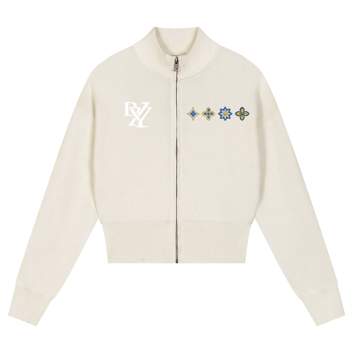 Women’s Mock Neck Zip Up Cardigan