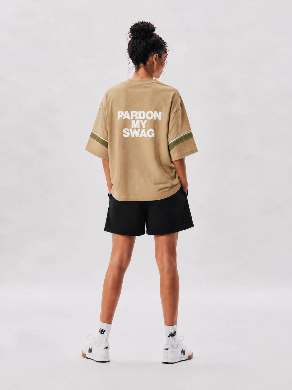 Unisex Color Block V-Neck T-Shirt