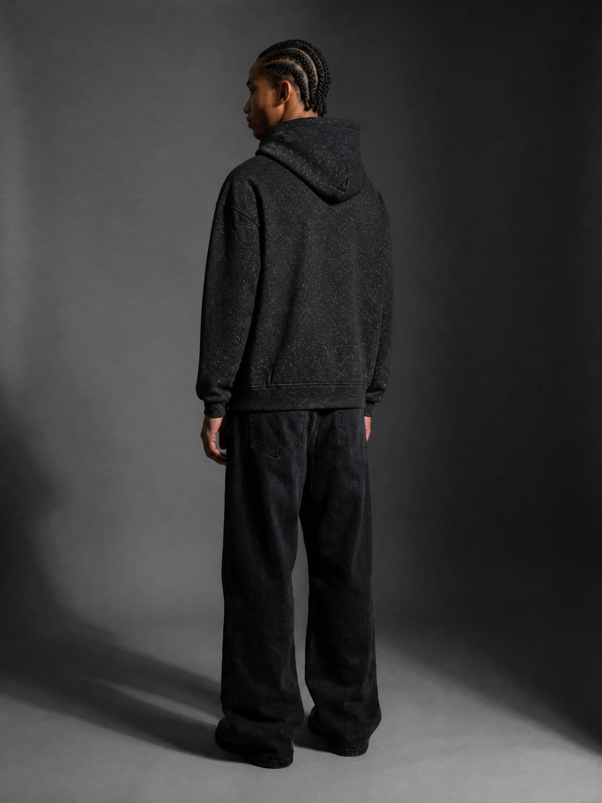 Unisex Sparkles Full Zip Boxy Hoodie