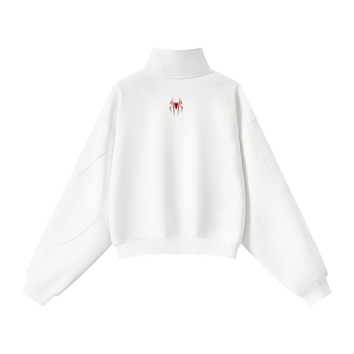 Brëazy x Spidër Women’s Loose Fleece Quarter-Zip Sweatshirt