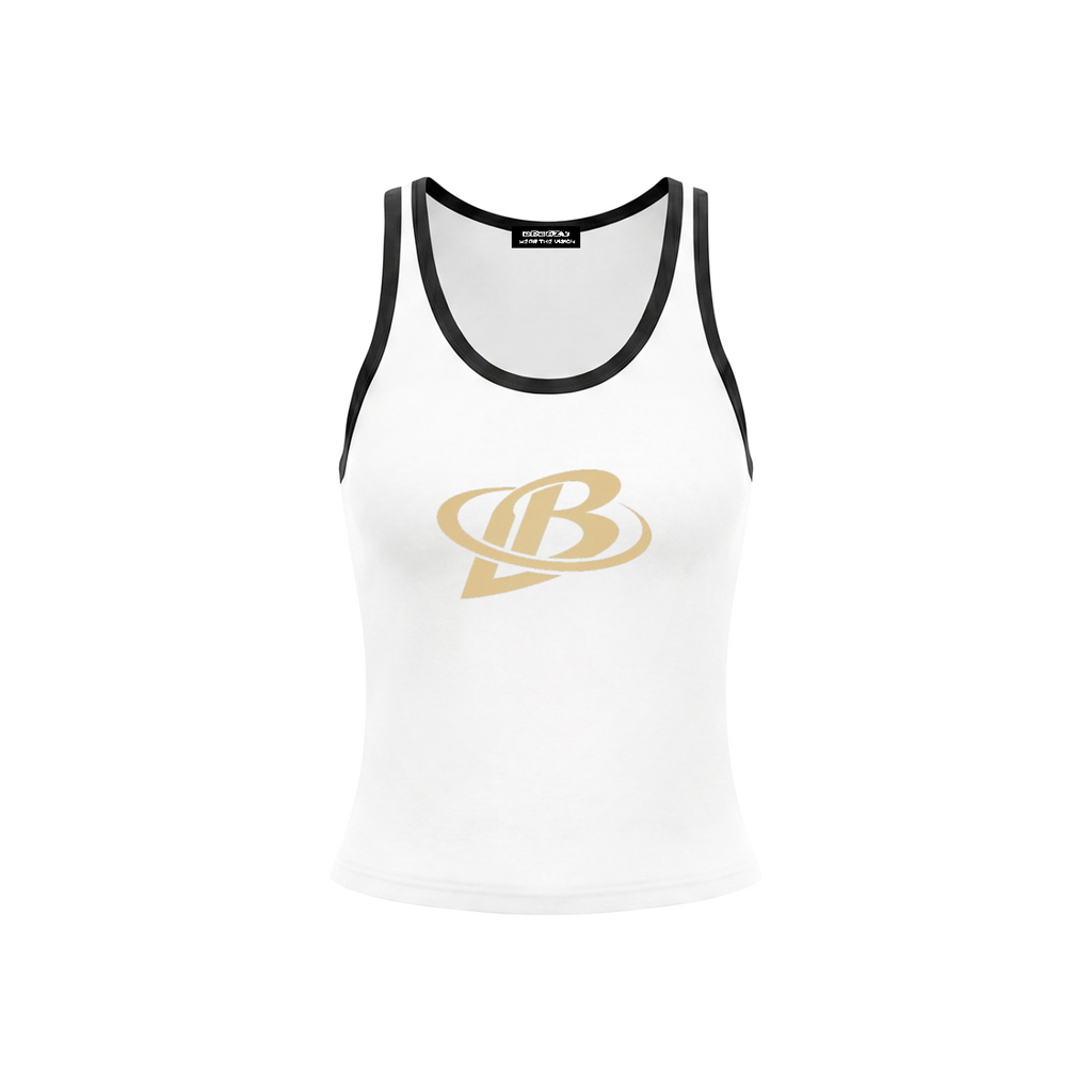 Women's Color Block Cropped Tank Top