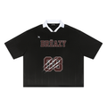 Soccer ,Jersey,Unisex Striped Boxy Soccer Jer