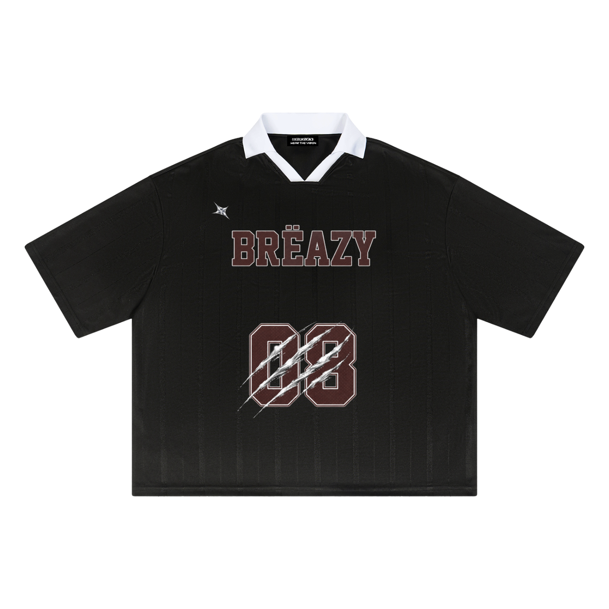 Soccer ,Jersey,Unisex Striped Boxy Soccer Jer