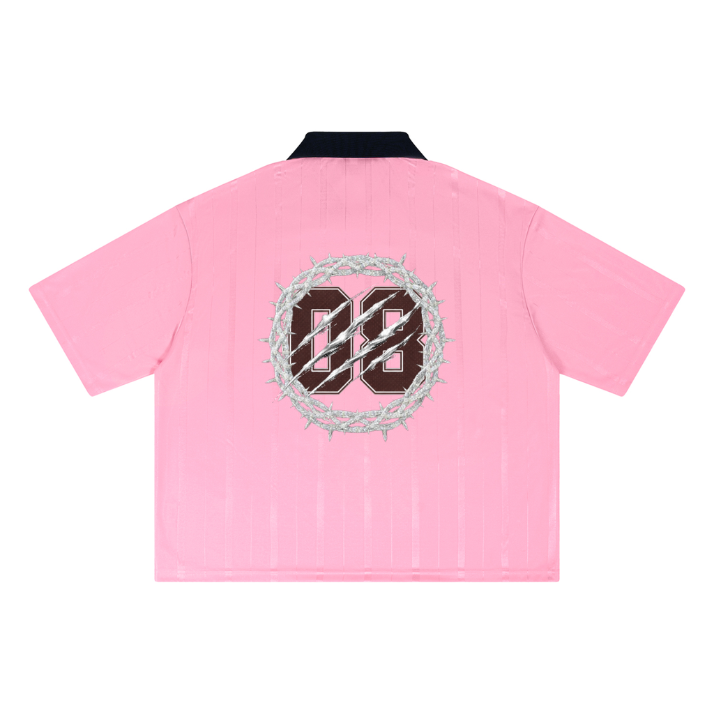 Soccer ,Jersey,Unisex Striped Boxy Soccer Jer
