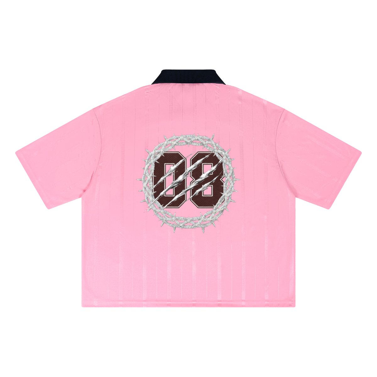 Soccer ,Jersey,Unisex Striped Boxy Soccer Jer