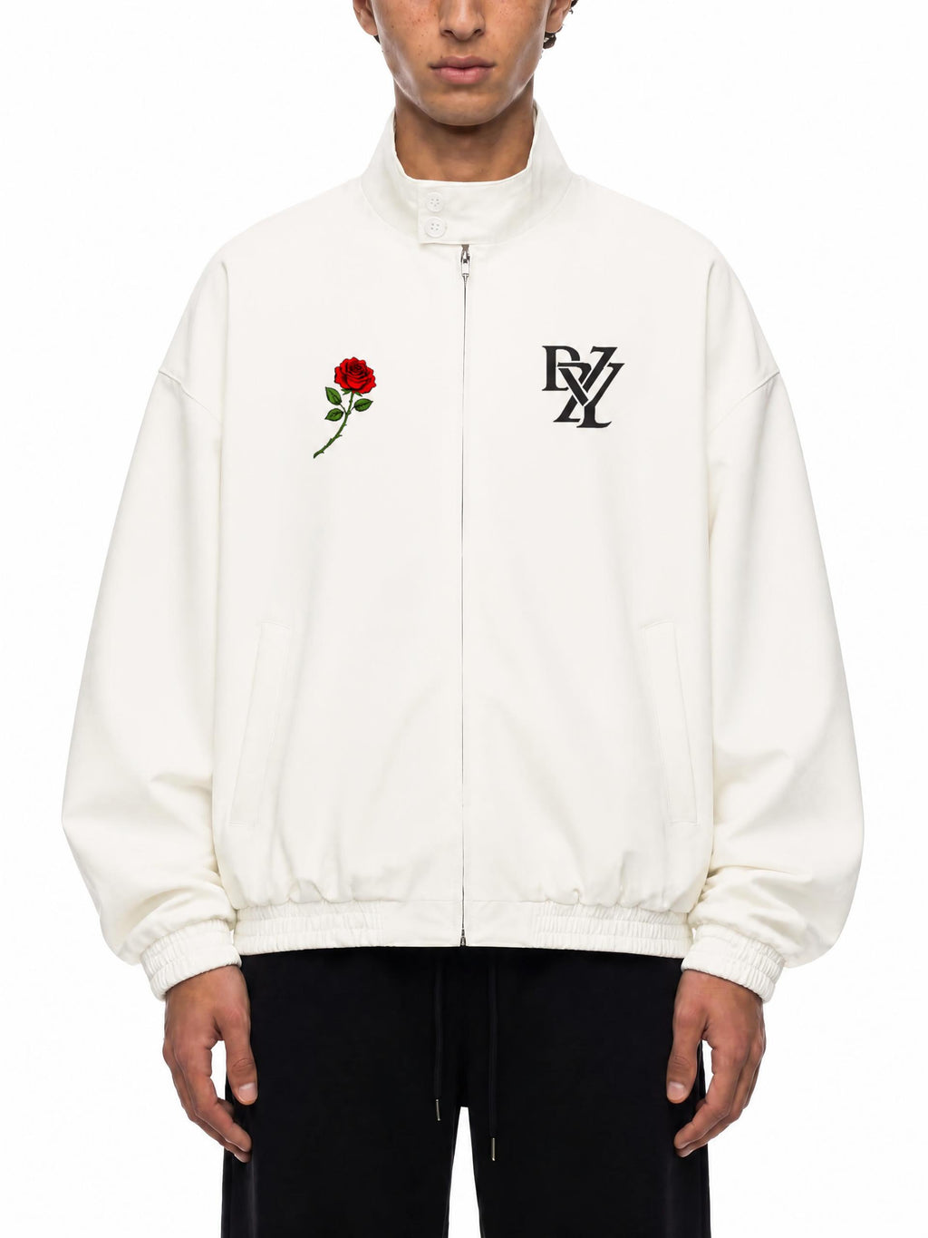 Brëazy Stand Collar Bomber Jacket