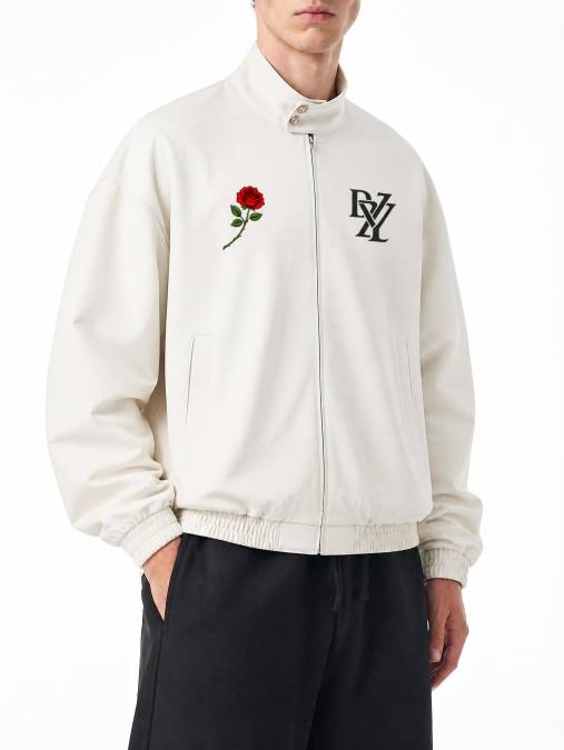 Brëazy Stand Collar Bomber Jacket