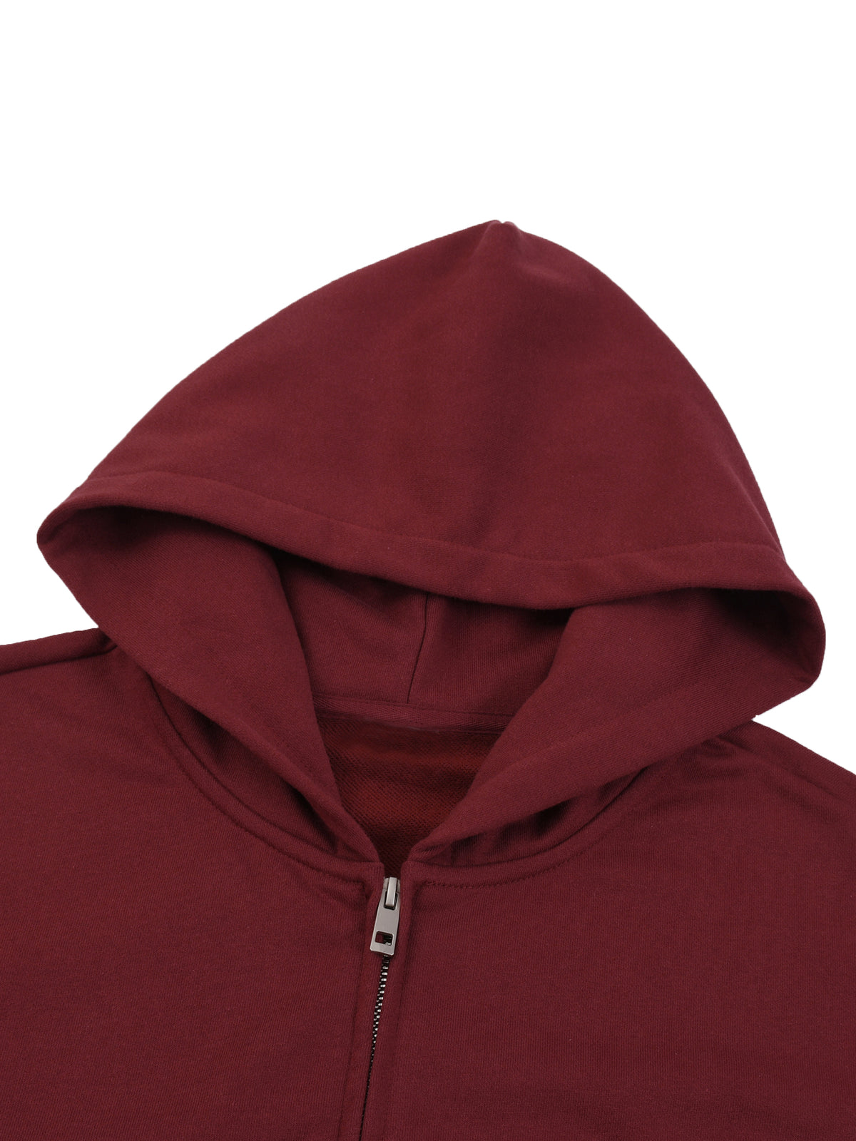 Unisex Loose Solid Full Zip Ho,Unisex,Zip Hoodie