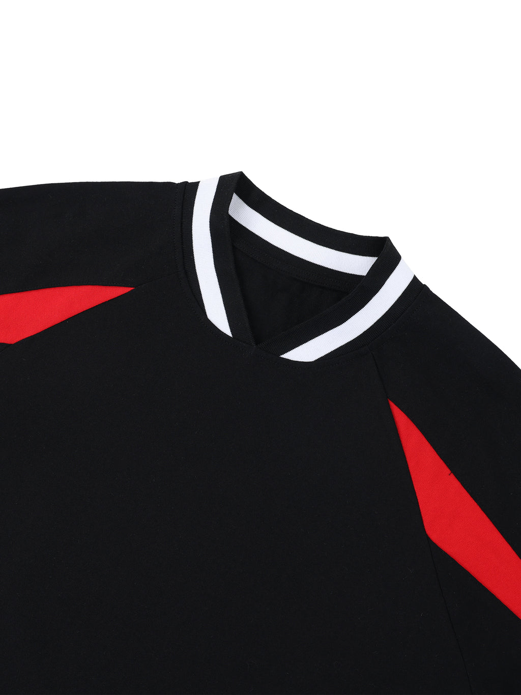  V-Neck T-Shirt, V-Neck , T-Shirt,Unisex Oversized Color Block V,Oversized 